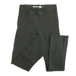 Betabrand Dress Yoga Pants Womens Small Long Gray Straight Leg W0076-YP